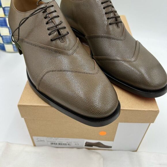 Men's Christian Louboutin boabi calf  Leather, Oxford, size 43 made in Italy - Picture 2 of 10